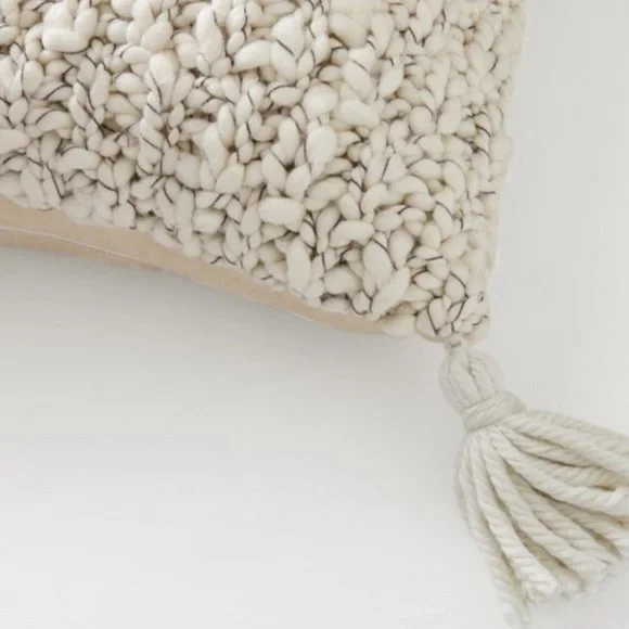 West Em Chunky Marl Knit 2 Pillowcase Covers - Picture 6 of 6